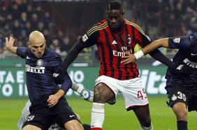 مباراة ميلان وانتر في الدوري الايطالي 4 2015