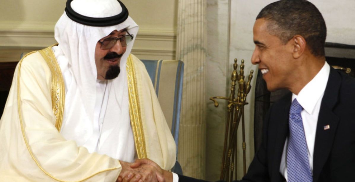 الملك عبدالله وأوباما