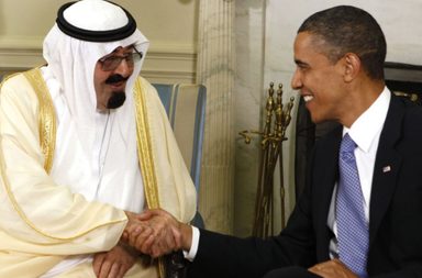 الملك عبدالله وأوباما