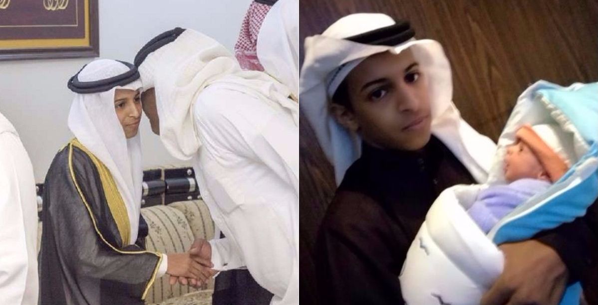 المولود الأول لأصغر عريس