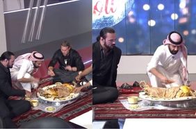 يأكلون الكبسة