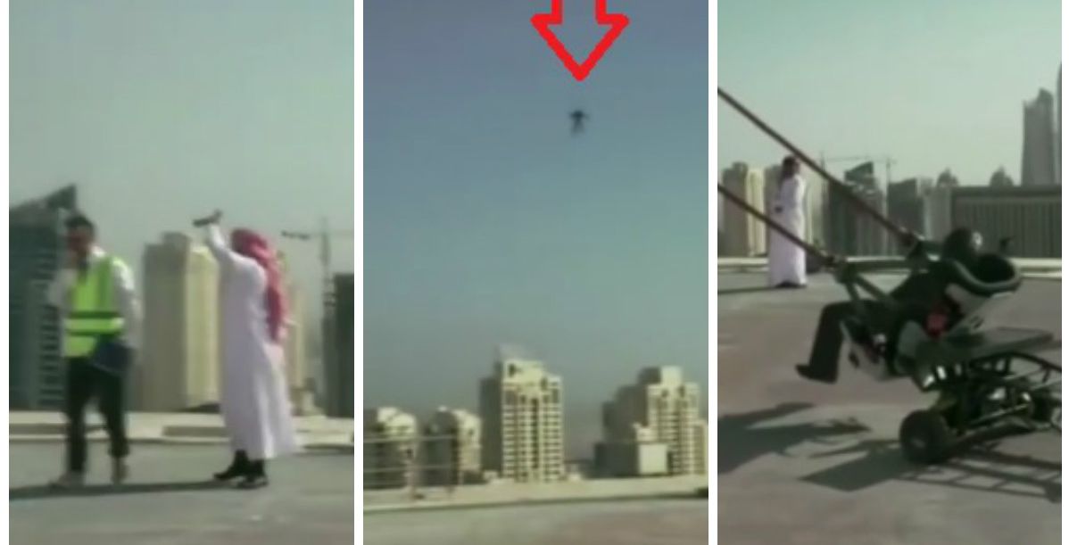 من أحد أبراج دبي؟