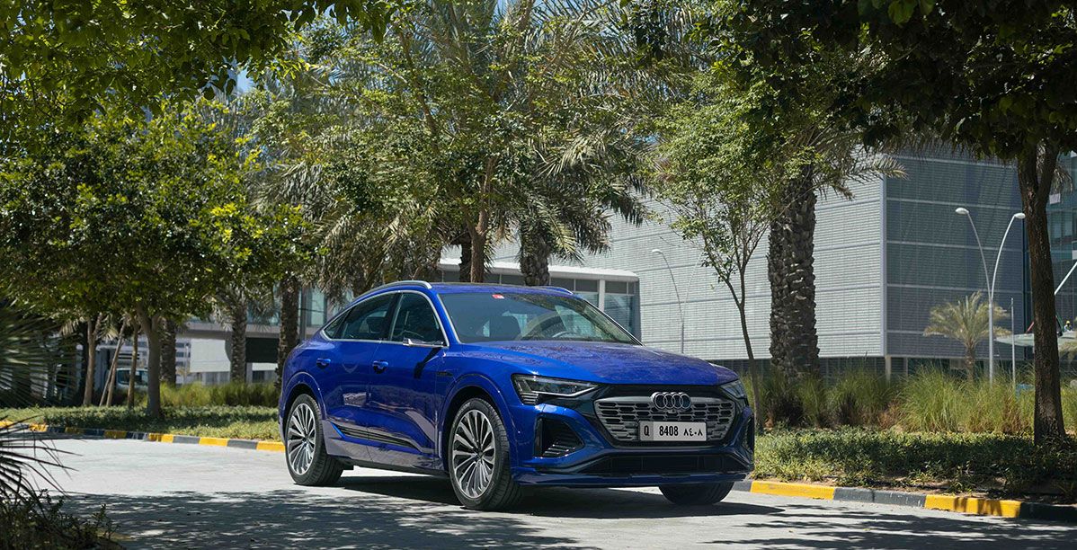 سيارة Audi Q8 e-tron الجديدة