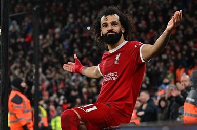 ترتيب هدافي الدوري الإنجليزي.. محمد صلاح ثالث أسرع لاعب يصل إلى 150 هدفًا