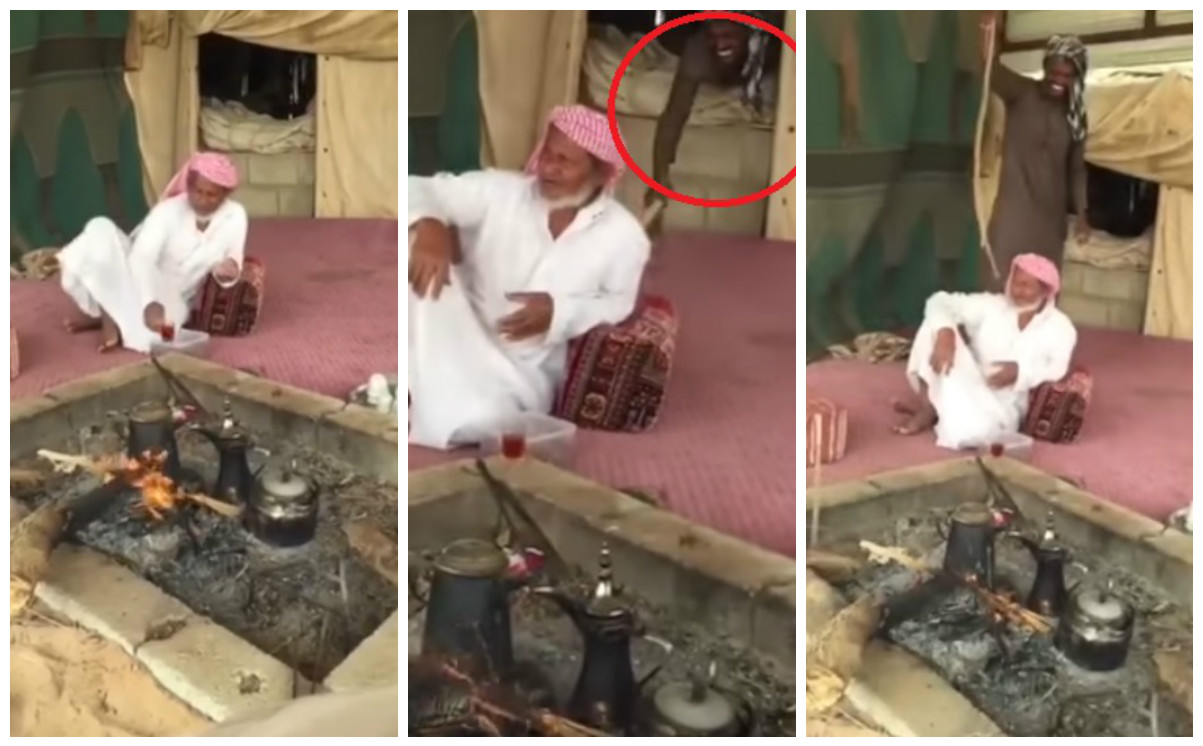 مقلب بالرجل المسن (يوتيوب/مزيون)