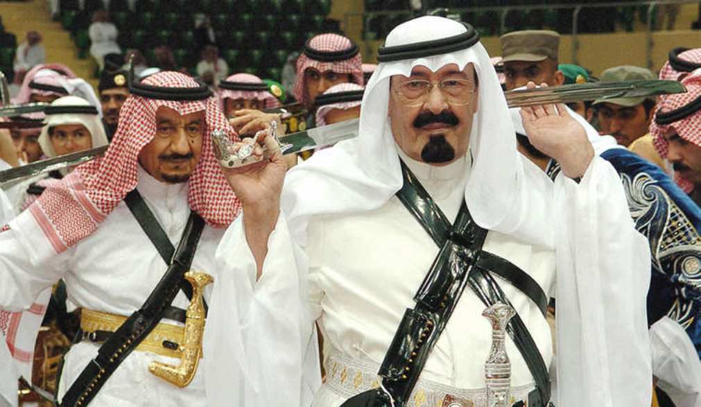 الملك عبدااله والملك سلمان