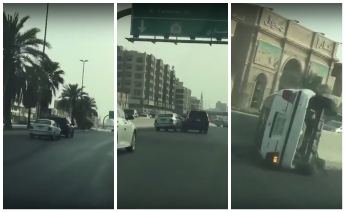 حادث سير مؤلم في شهر رمضان