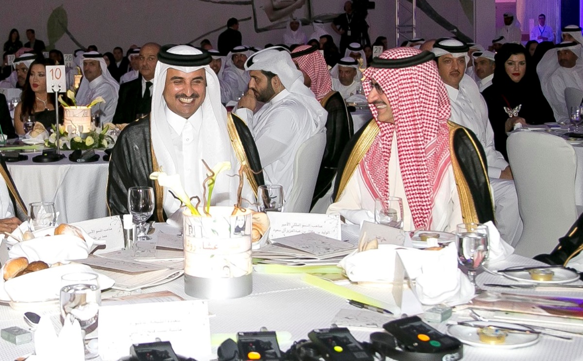 الأمير تميم والوليد بن طلال