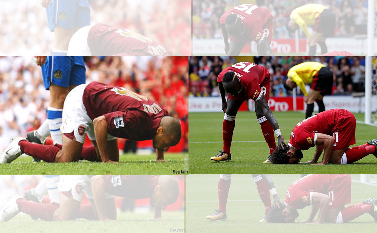 تيري هنري ومحمد صلاح