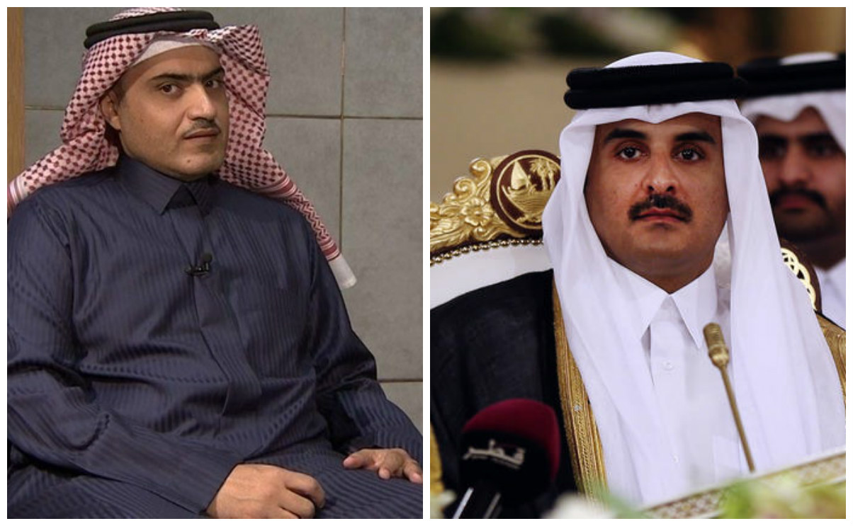 السبهان وأمير قطر