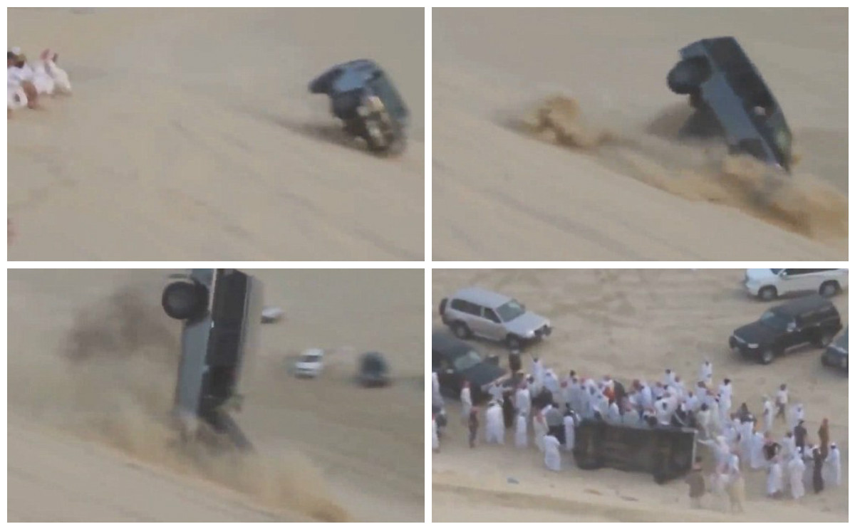 تطعيس وانقلاب (Liveleak/ Youtube)