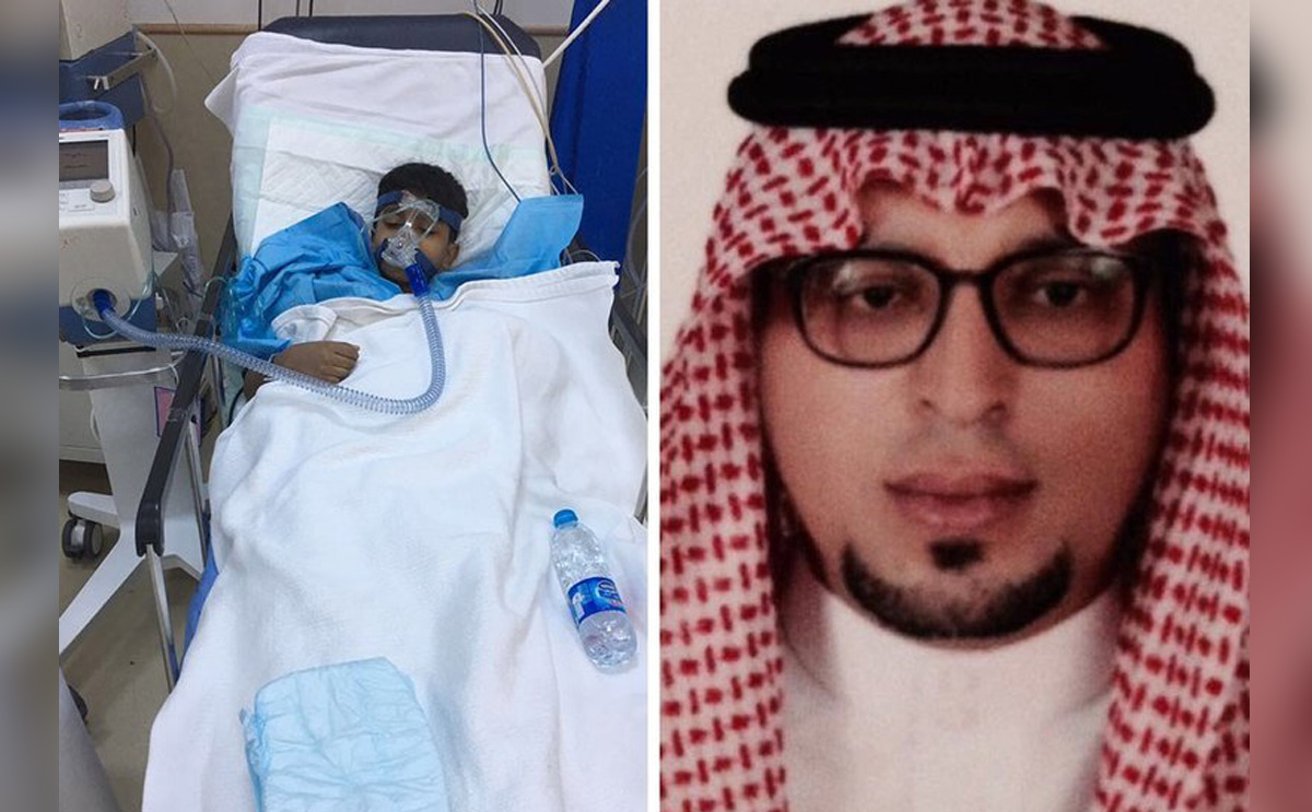 سعودي ينقذ طفل من الغرق