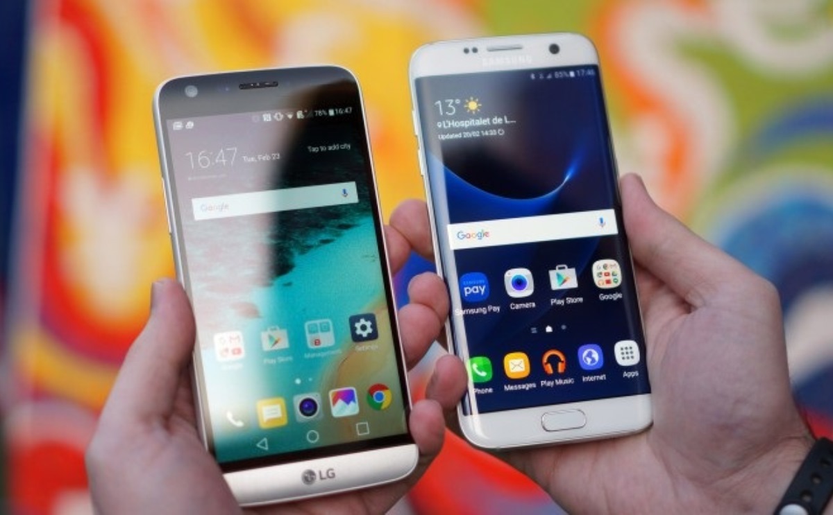 مقارنة بين LG G5 وسامسونج جالاكسي اس 7 ايدج