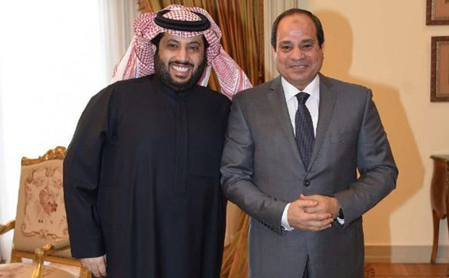 تركي ال الشيخ والرئيس السيسي
