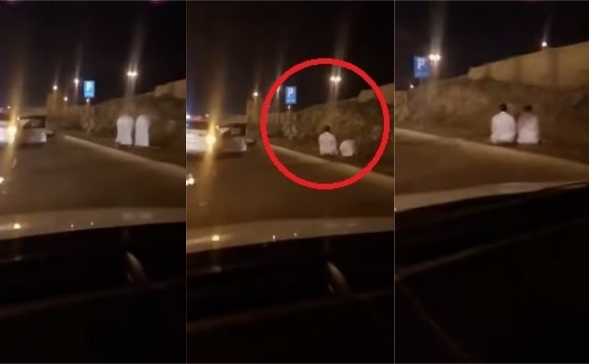 يصليان سويا بعد الحادث