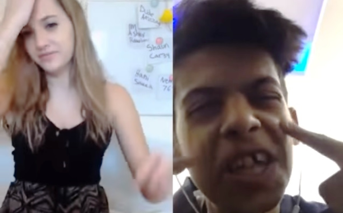 أبو سن متباكيا أمام كريستينا