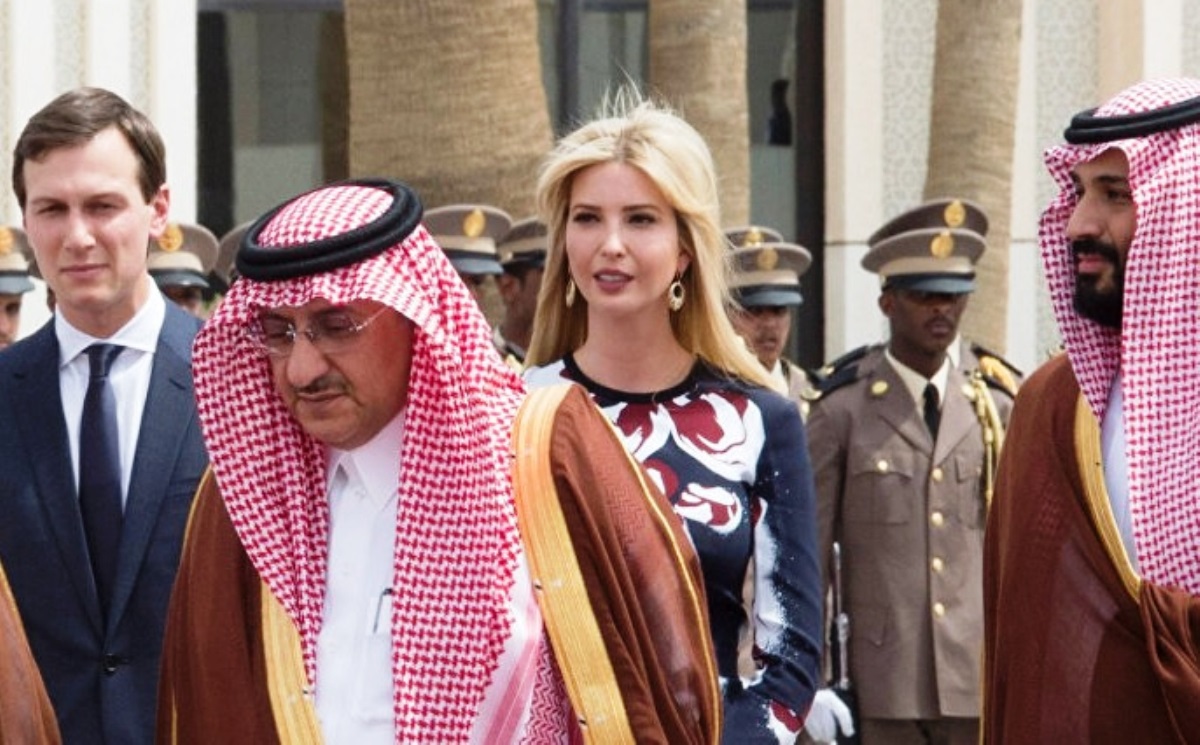 إيفانكا ترامب وزوجها والأميران محمد بن نايف ومحمد بن سلمان