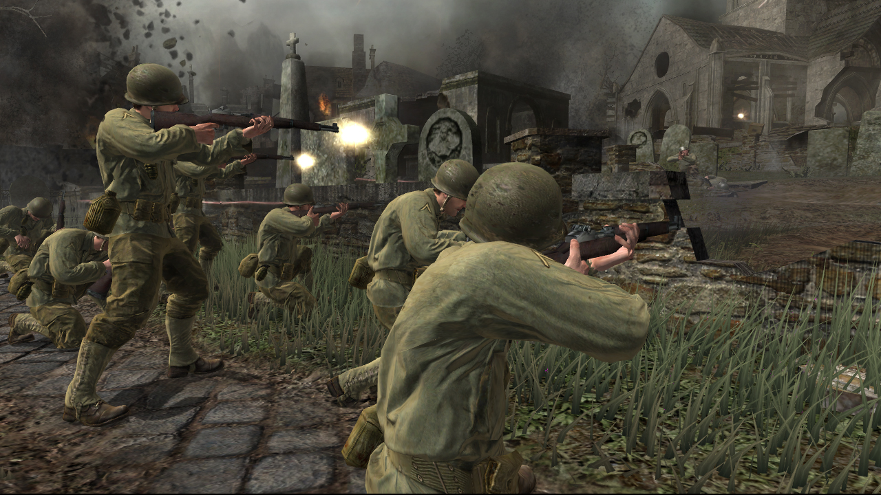 اجمل مغامرات الحرب في call of duty 2