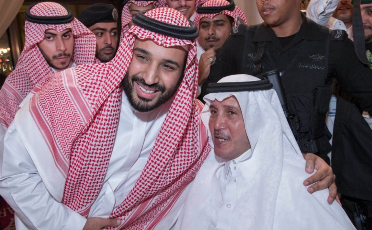 محمد بن سلمان في ملتقى مغردون (SPA)