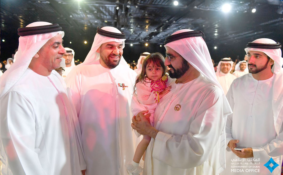 الشيخ محمد بن راشد يحتضن مهرة الشحي