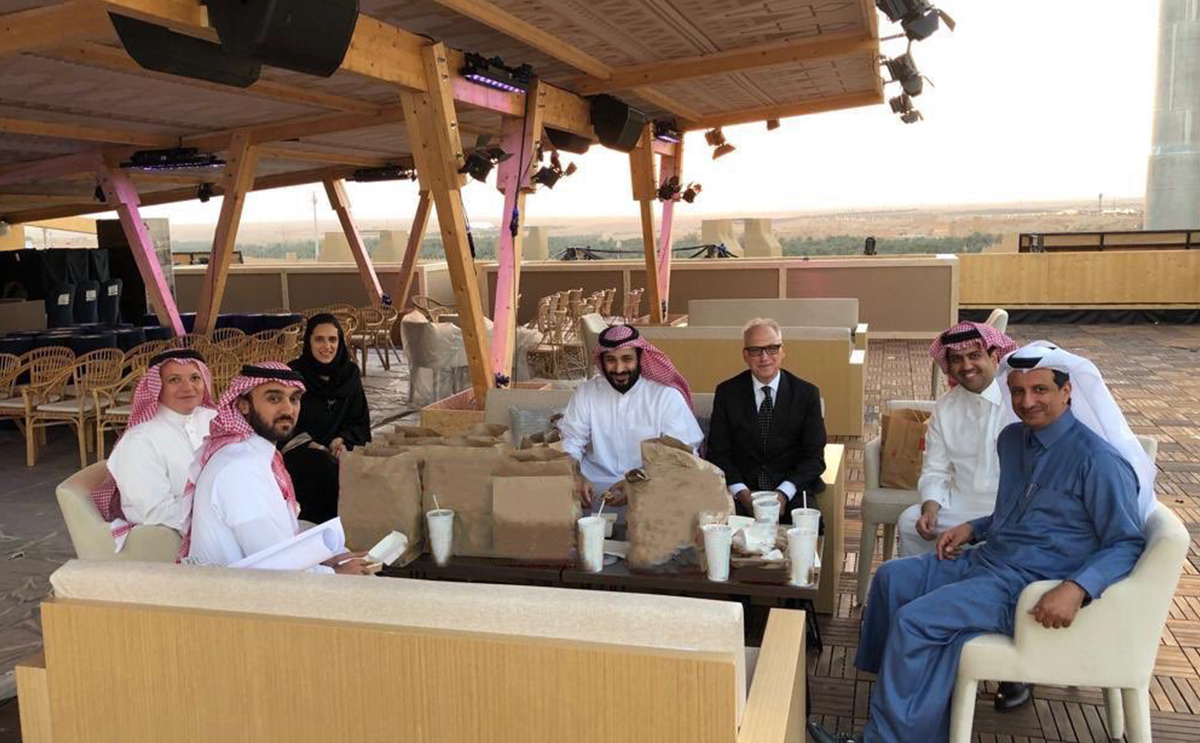 بن سلمان في الدرعية