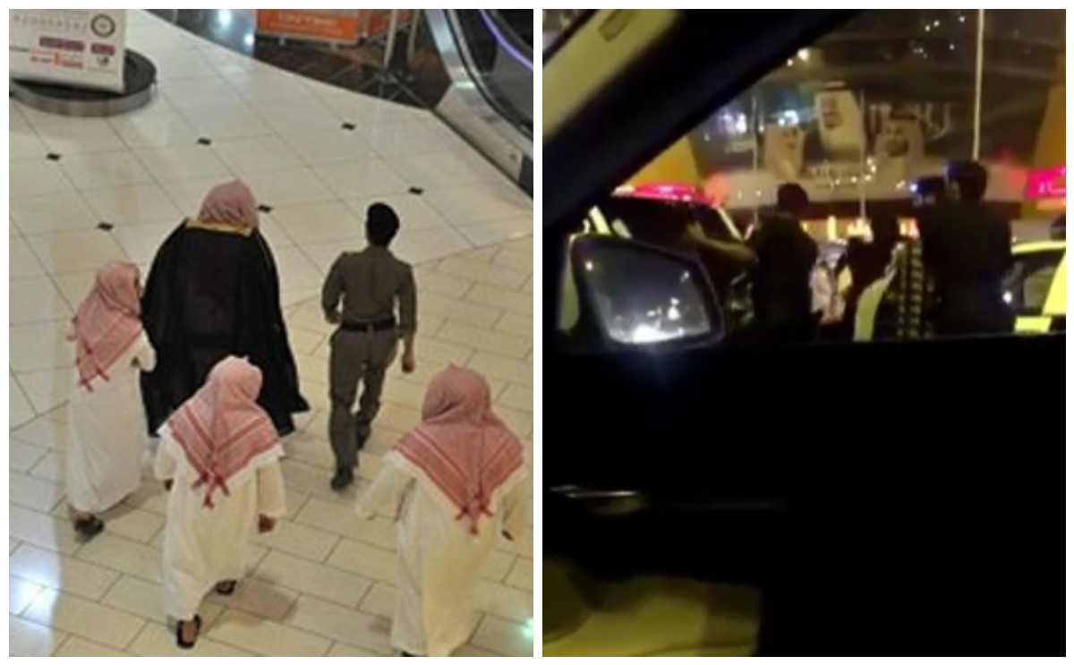 حادثة جمعت الهيئة والشرطة (يوتيوب/مزيون)