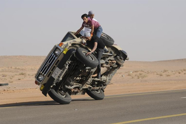 تفحيط سعودي خطير