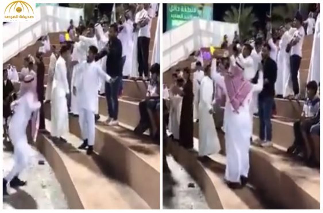 رقص شباب في مهرجان حائل 37 (صحيفة المرصد)