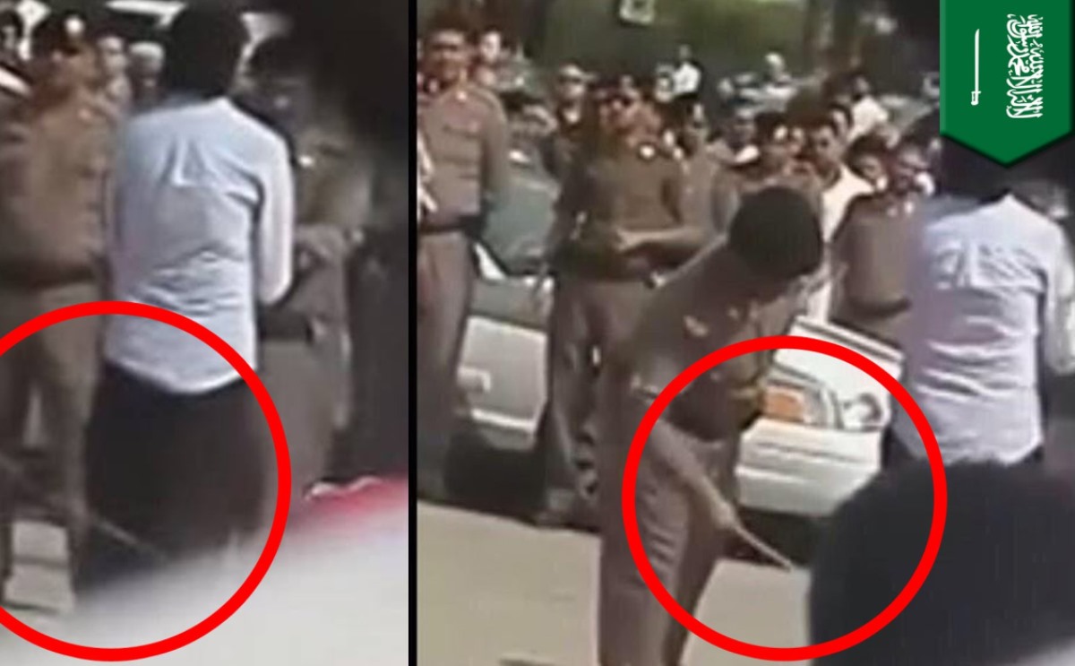 صورة أرشيفية لتنفيذ عقوبة جلد (يوتيوب)