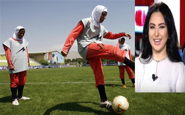لاعبات في المنتخب أثناء التدريب (GETTY IMAGES)