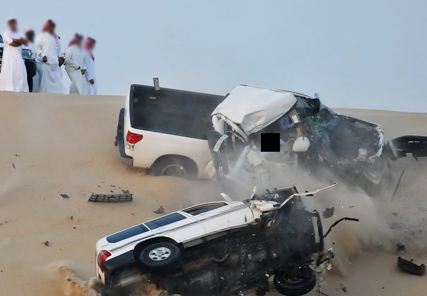 ماذا حصل في أحد المواقع البرية (يوتيوب)