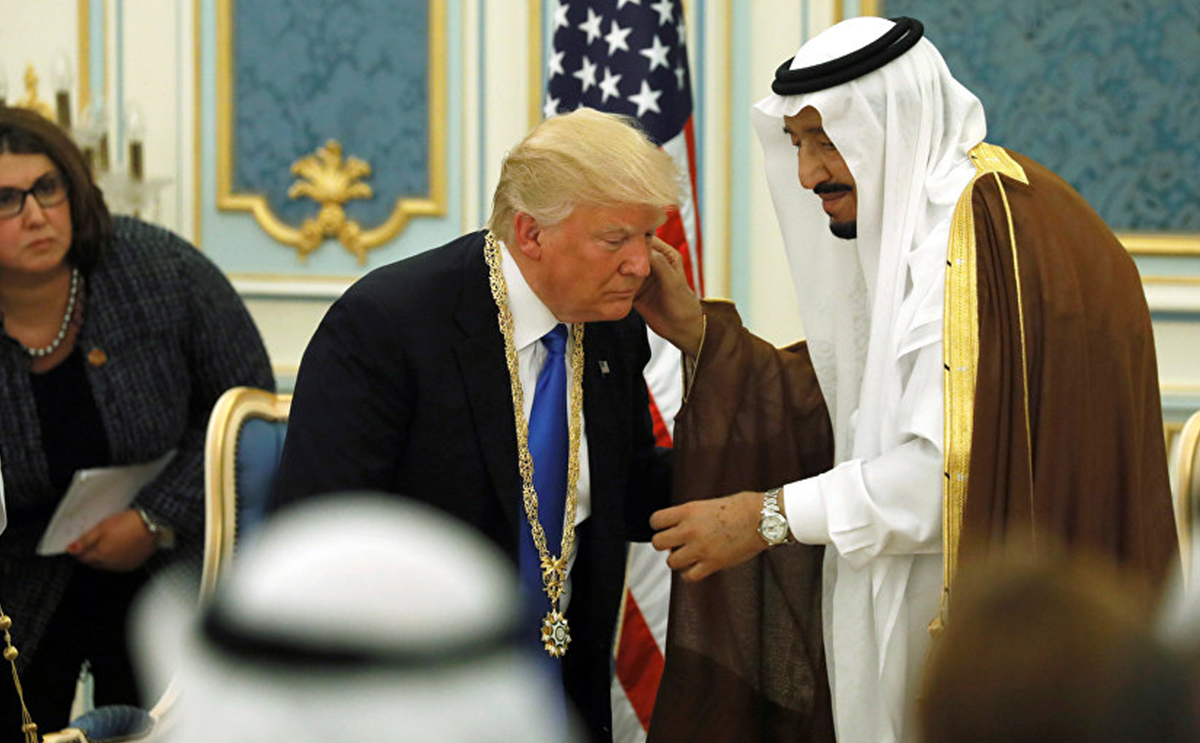 الملك سلمان وترامب
