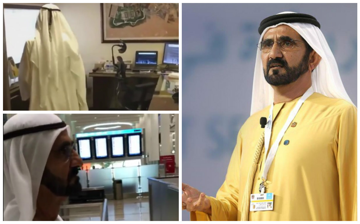 محمد بن راشد يتفقد الإدارات الحكومية