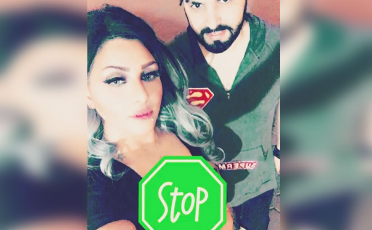 آمنة الكندري وزوجها (instagram.com/amnaalkandery/)