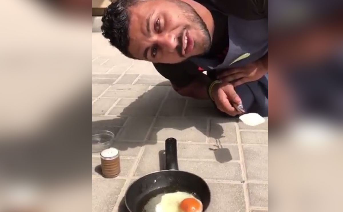 قلي البيض