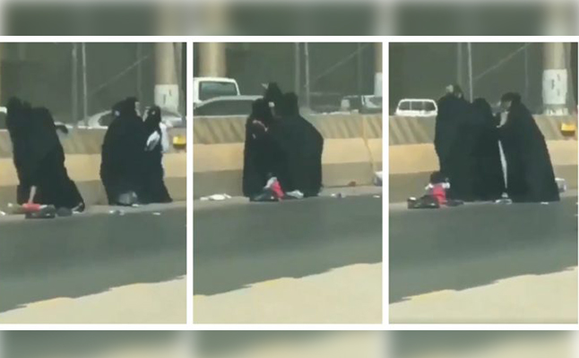 عراك بين النساء