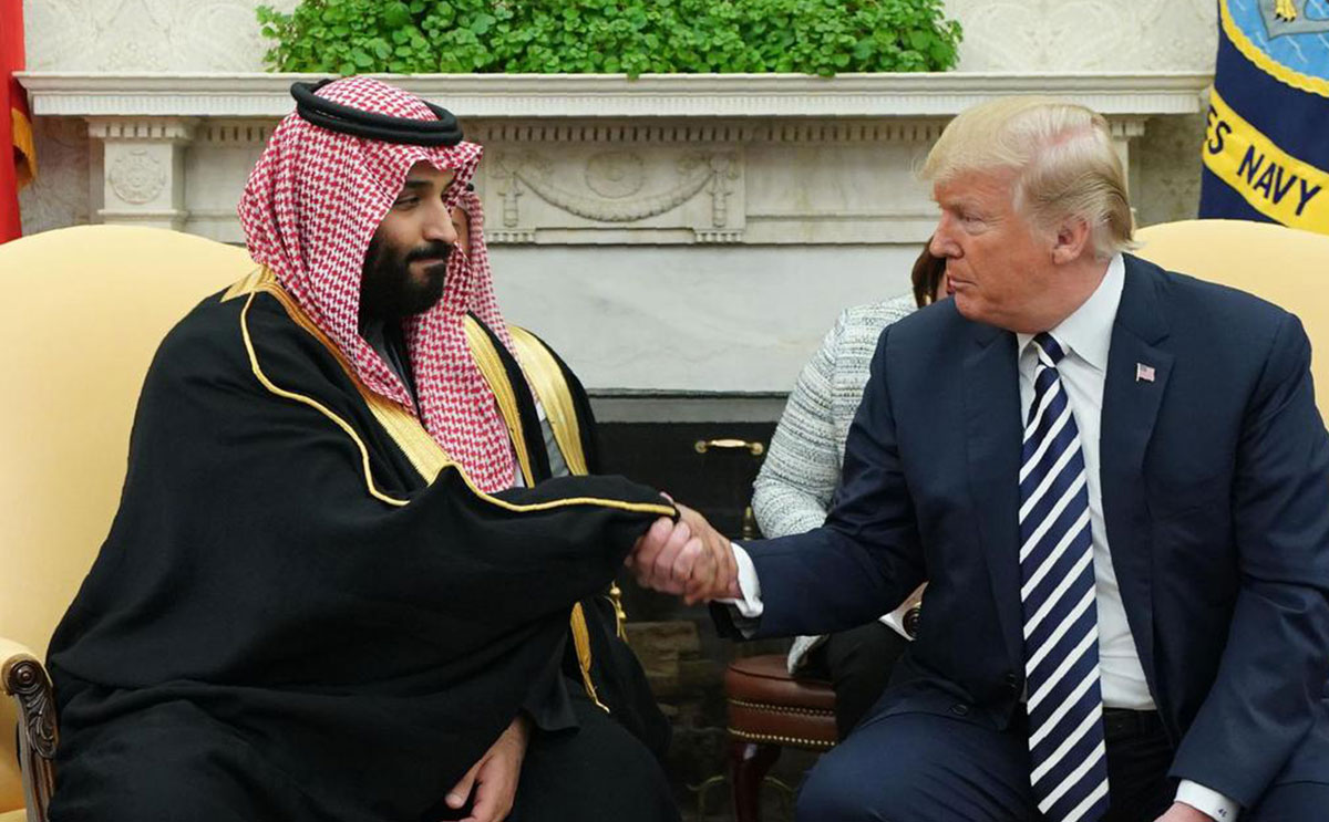 بن سلمان وترامب