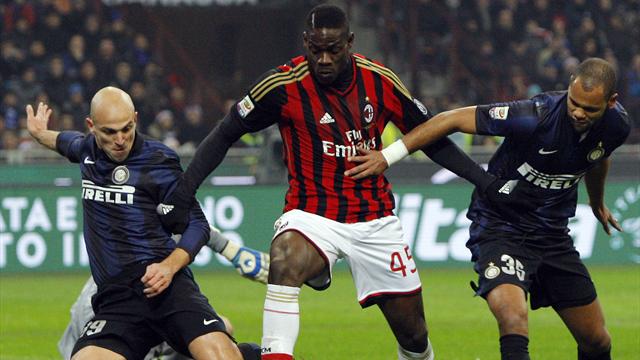 مباراة ميلان وانتر في الدوري الايطالي 4 2015