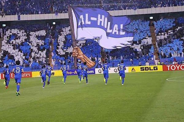 تيفو الهلال المتحرك