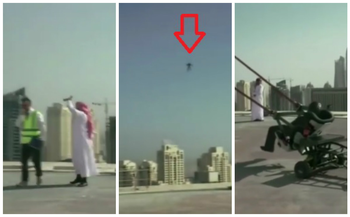 من أحد أبراج دبي؟