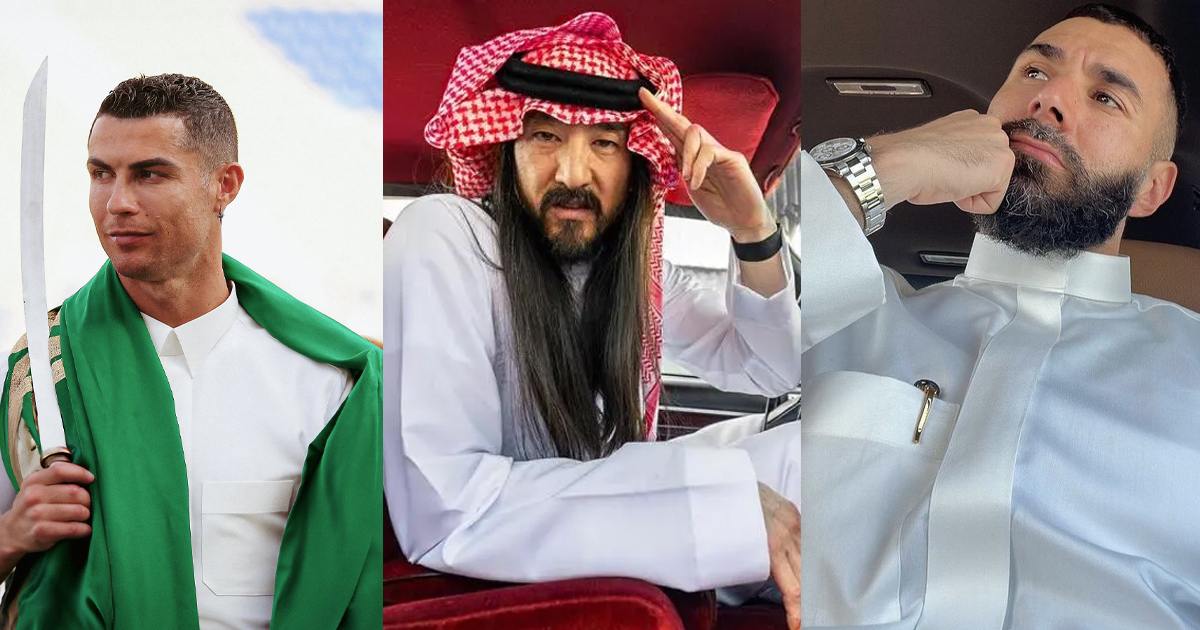 الثوب السعودي يستهوي المشاهير الأجانب وهؤلاء أبرز من ظهروا به