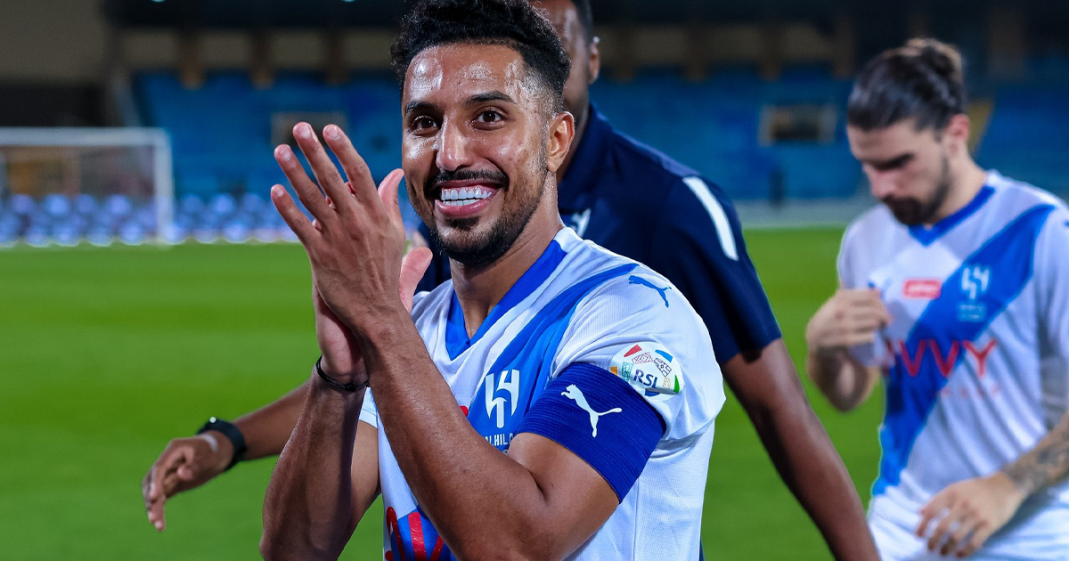 سالم الدوسري يترشح لجائزة أفضل لاعب آسيوي لعام 2023