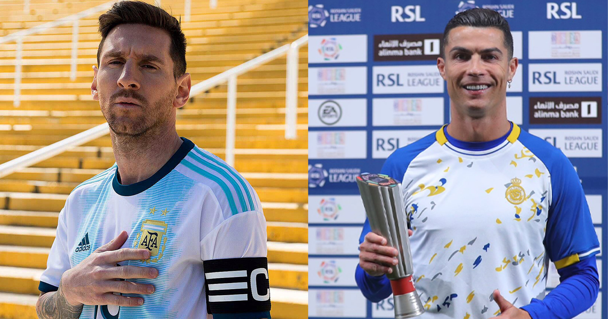 كريستيانو رونالدو بمواجهة ليونيل ميسي في كأس موسم الرياض