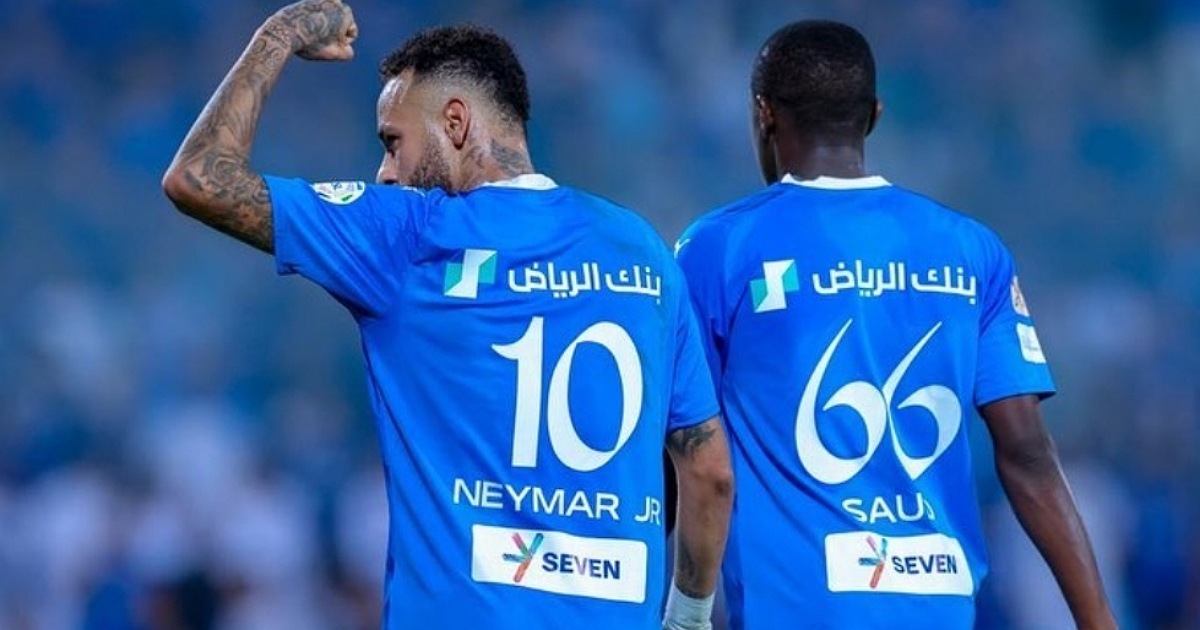 ردة فعل نيمار بعد فوز الهلال