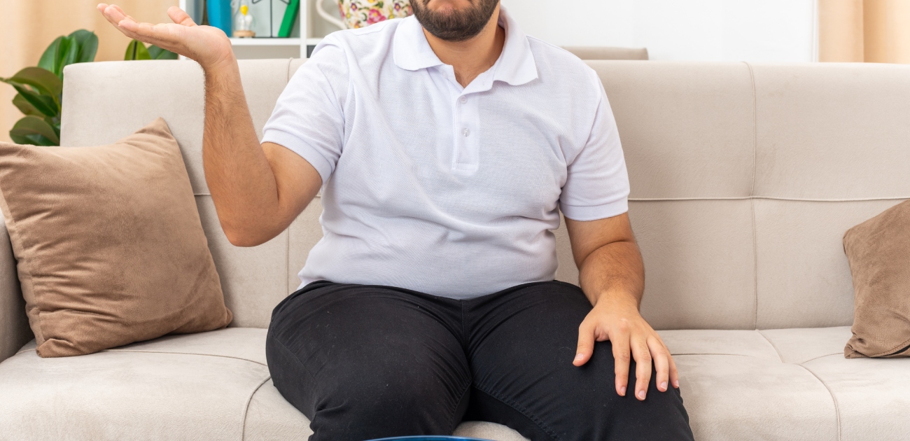 رجل ذو وزن زائد