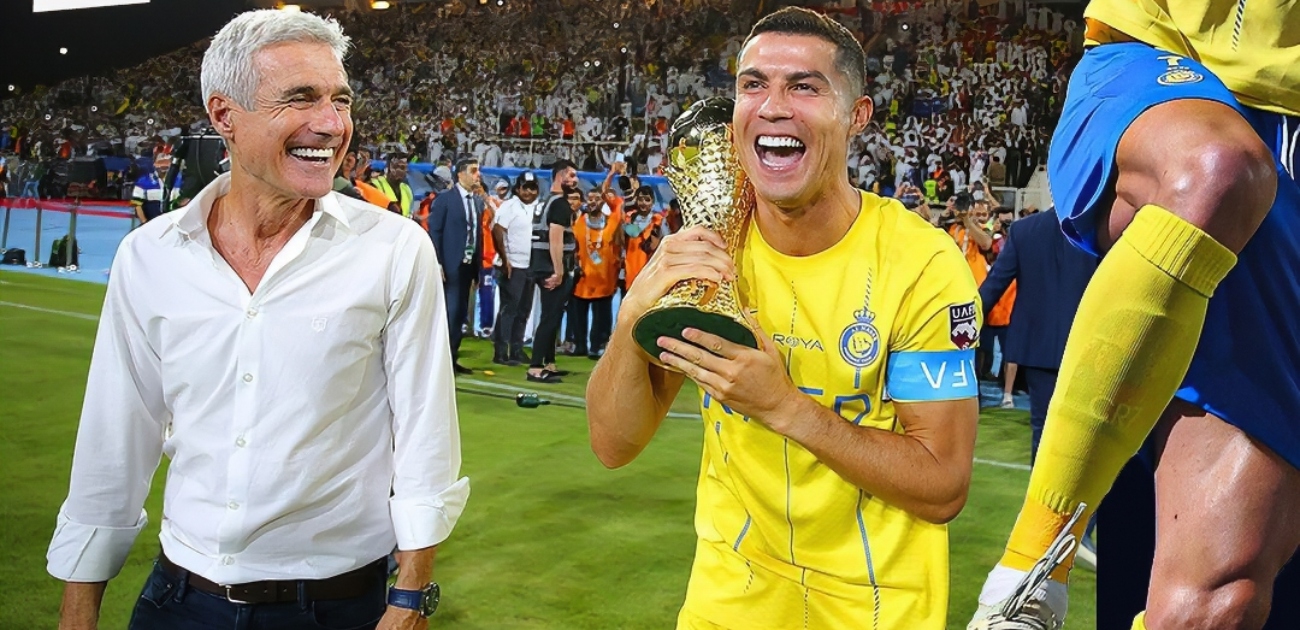 قائد النصر "كريستيانو رونالدو" يتوج بجائزة أفضل هداف في 2023-2024