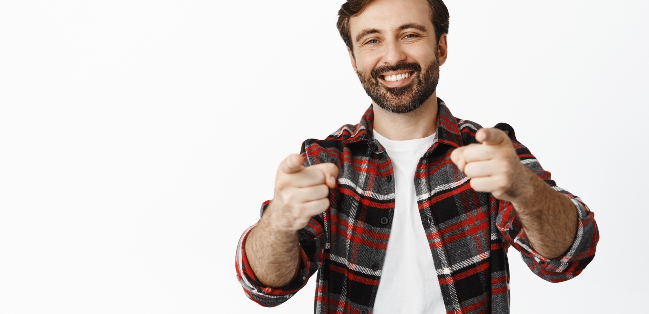 رجل يتمتع بروح إيجابية