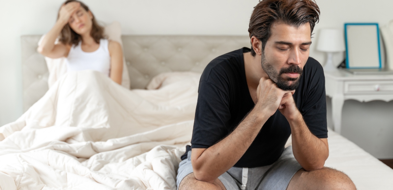 زوج لديه مشاكل جنسية
